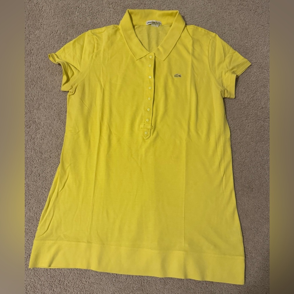 Lacoste Sunny Yellow Polo Top